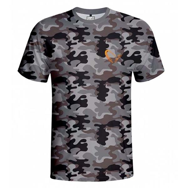 SAVAGE GEAR TRICOU SIMPLY SAVAGE CAMO MAR.S