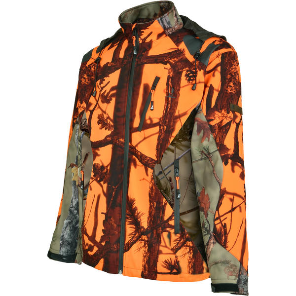 TREESCO JACHETA SOFTSHELL IMPERM. GHOST CAMO BLAZE MAR.M