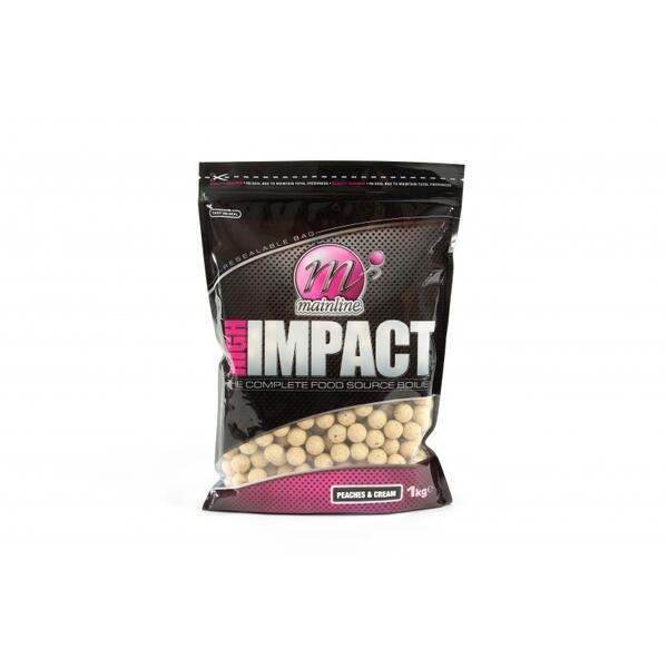 MAINLINE BOILIES HIGH IMPACT PEACHES&CREAM 16MM 1KG