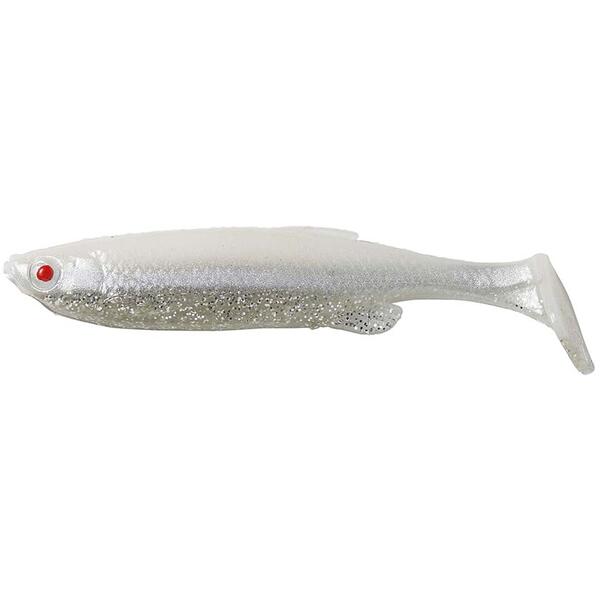 SAVAGE GEAR SHAD FAT MINNOW T-TAIL 10,5CM/11G WHITE SILVER 4BUC/PL