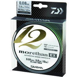 DAIWA MORETHAN X12 EX+SI LIME 008MM/5,8KG/135M