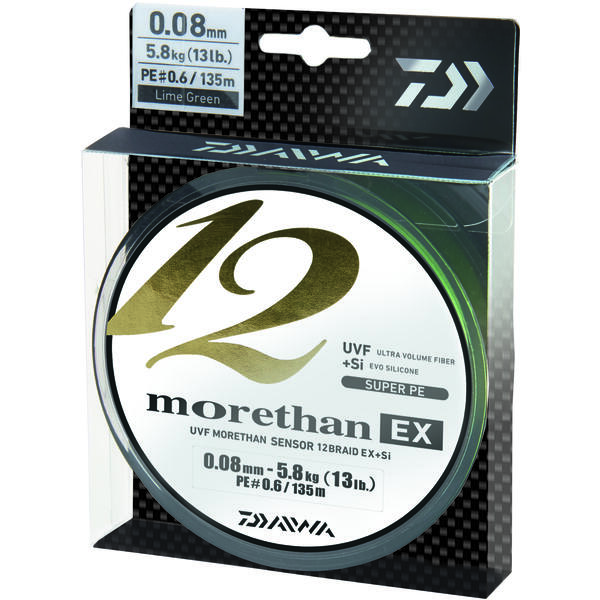 DAIWA MORETHAN X12 EX+SI LIME 010MM/7,3KG/135M