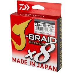 XX FIR DAIWA J-BRAID GRAND X8 GREY 006MM/5KG/135M