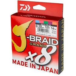 XX FIR DAIWA J-BRAID GRAND X8 COLOR 010MM/7KG/150M