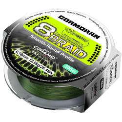 CORMORAN XX FIR CORM. CORASTRONG 8BRAID VERDE 025MM/18,8KG/300M