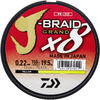 XX FIR DAIWA J-BRAID GRAND X8 YELLOW 024MM/22KG/135M