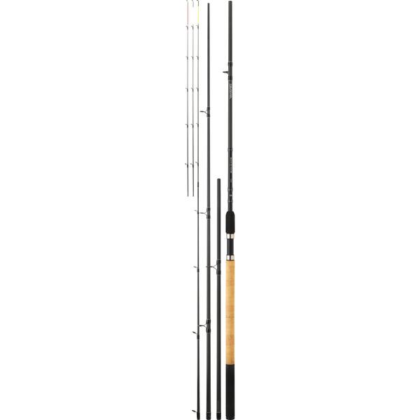 LANSETA DAIWA 3+3BUC.BLACK WIDOW FEEDER 3,90M/140G