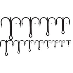 MUSTAD TRIPLA NICHEL ROTUNDA 10BUC/PL