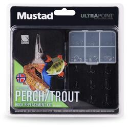 accesoriu pescuit rapitor MUSTAD KIT PERCH/TROUT CU CLESTE PT.INELE+DIV. ACCES