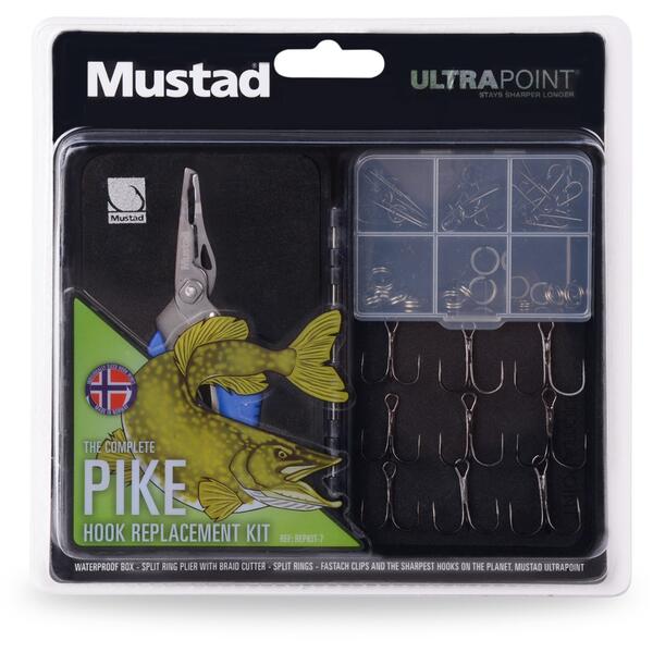 accesoriu pescuit rapitor MUSTAD KIT PIKE CU CLESTE PT.INELE+DIV. ACCES