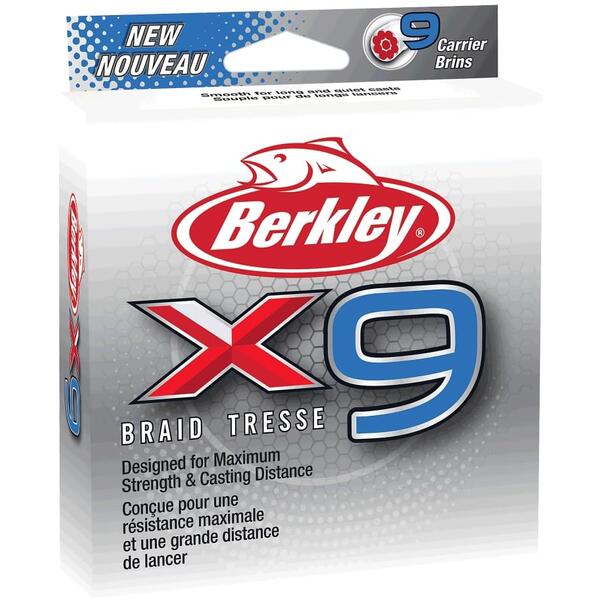 BERKLEY TEXTIL X9 LOW VIS VERDE 006MM/1,8KG/150M