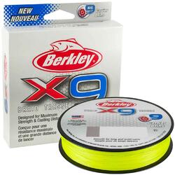 BERKLEY TEXTIL X9 FLURO VERDE 030MM/31KG/150M
