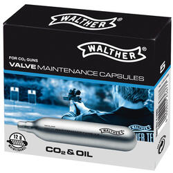 CAPSULE WALTHER CO2 SPEC.OIL 12 GRAME 5BUC/BOX