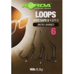 MONT.WIDE GAPE LOOP MICROBARBED NR.4/18LB