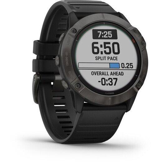 GARMIN CEAS FENIX 6X PRO SOLAR CARBON/BLACK 51MM