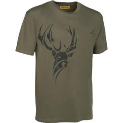 TRICOU  TOTEM CERF KAKI MAR.3XL