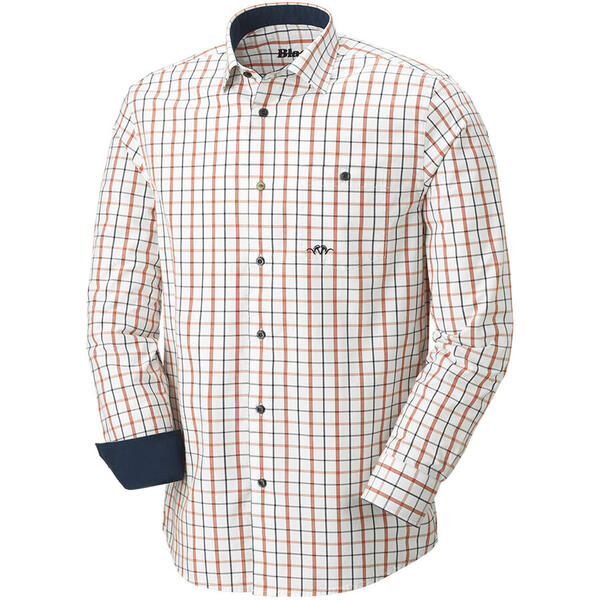 BLASER CAMASA OXFORD MODERN FIT NAVY/ORANGE MAR.3XL