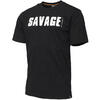 SAVAGE GEAR TRICOU SIMPLY BLACK LOGO-TEE MAR.M