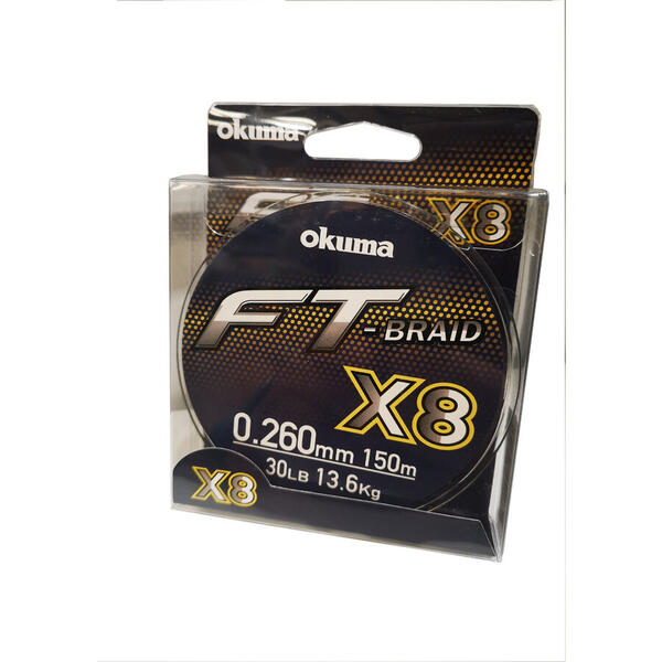 FT BRAID X8 GREEN 026MM/30LBS,13,6KG/150M