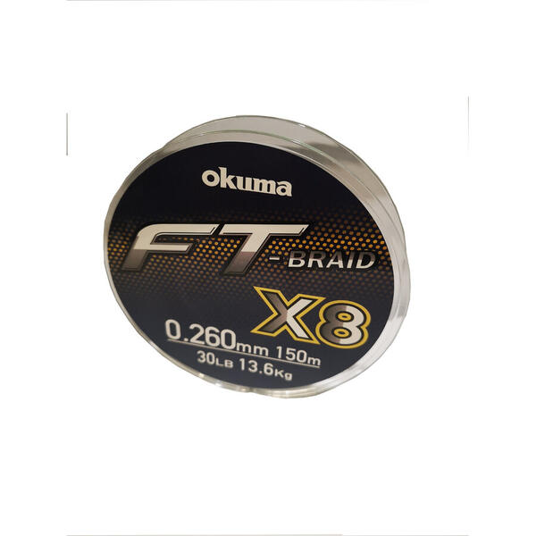 FT BRAID X8 GREEN 026MM/30LBS,13,6KG/150M