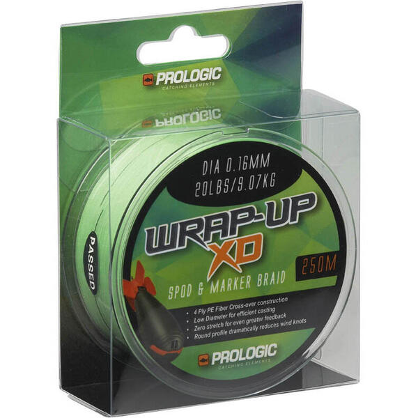 PROLOGIC FIR WRAP-UP XD BRAID 0.16MM/9.07KG/250M