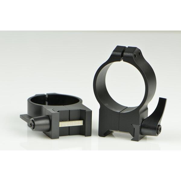 WARNE SCOPE MOUNTS SET RING QUICK WEAVER 34MM OBIECTIV 52MM+