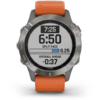 GARMIN CEAS FENIX 6 SAPPHIRE TITAN/ORANGE 47MM