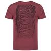 TRICOU KORDA LE SCALEY BURGANDY BLK PRINT MAR.S