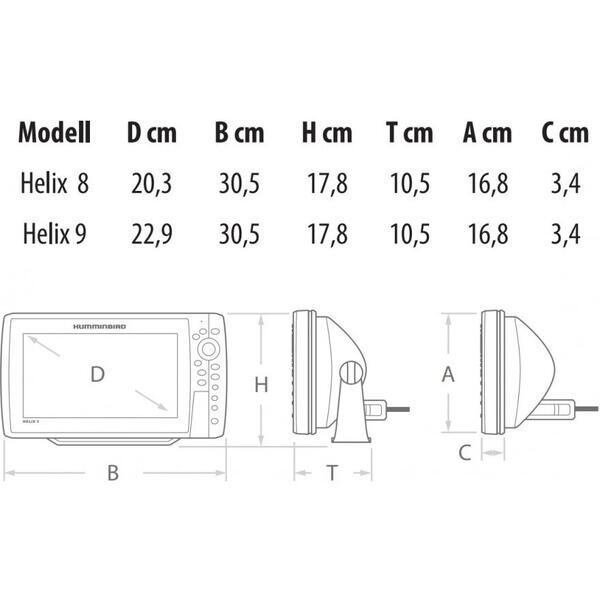 HUMMINBIRD SONAR HELIX 9 CHIRP DS GPS G3N