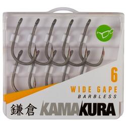 KORDA KAMAKURA WIDE GAPE BARBLESS NR.8 10BUC/PL