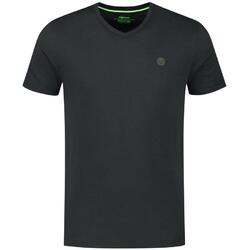 TRICOU V NECK BLACK MAR.3XL