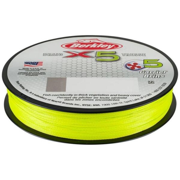 BERKLEY X5 FLURO VERDE 010MM/9,0KG/150M