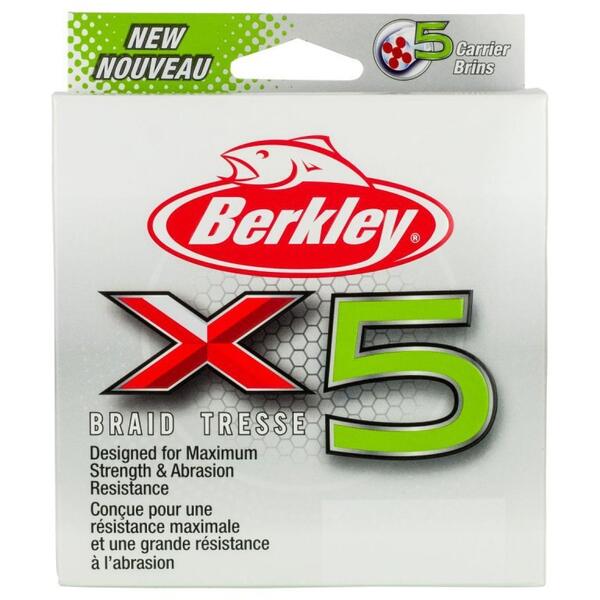 BERKLEY X5 FLURO VERDE 010MM/9,0KG/150M