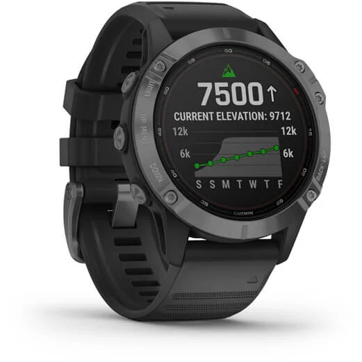 GARMIN CEAS FENIX 6X PRO SOLAR SLATE GREY/BLACK