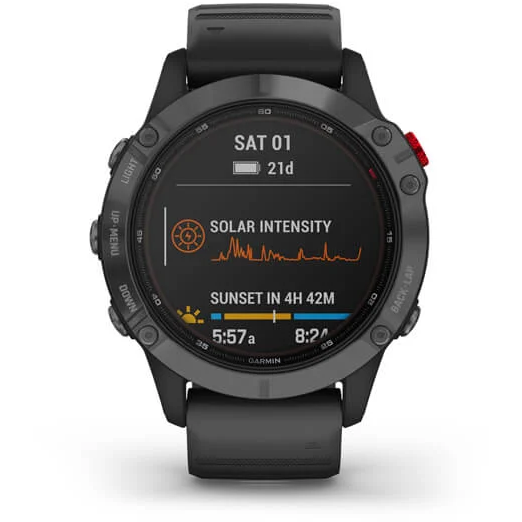 GARMIN CEAS FENIX 6X PRO SOLAR SLATE GREY/BLACK