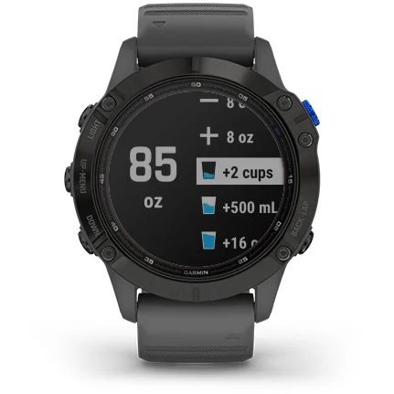 GARMIN CEAS FENIX 6X PRO SOLAR SLATE GREY/BLACK