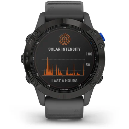 GARMIN CEAS FENIX 6X PRO SOLAR SLATE GREY/BLACK