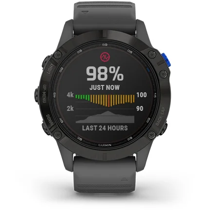 GARMIN CEAS FENIX 6X PRO SOLAR SLATE GREY/BLACK