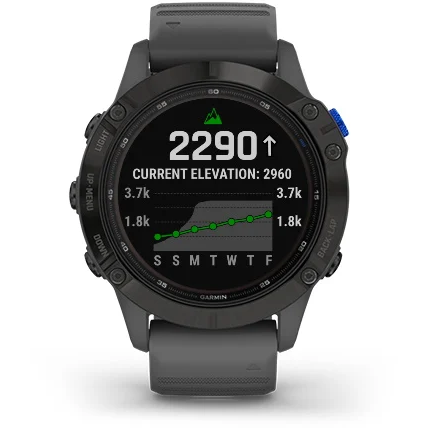 GARMIN CEAS FENIX 6X PRO SOLAR SLATE GREY/BLACK