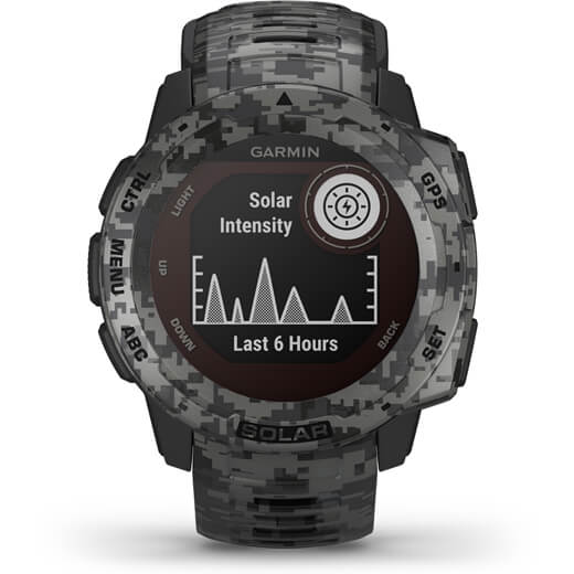 GARMIN CEAS INSTINCT SOLAR GPS GRAPHITE CAMO WW