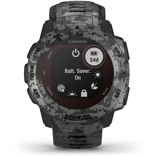 GARMIN CEAS INSTINCT SOLAR GPS GRAPHITE CAMO WW