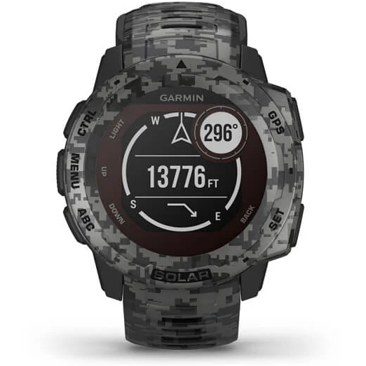 GARMIN CEAS INSTINCT SOLAR GPS GRAPHITE CAMO WW