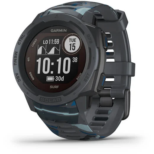 GARMIN CEAS INSTINCT SOLAR SURF GPS PIPEPLINE WW