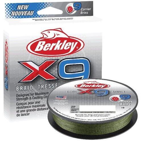 BERKLEY FIR TEXTIL X9 LOW VIS VERDE 008MM/7,60KG/150M