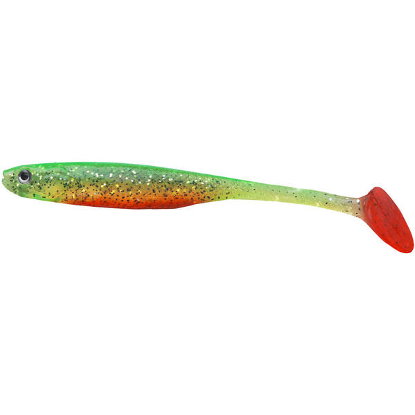 CORMORAN SHAD CRAZY FIN 10CM/GREEN TIGER/6G/2BUC/PL