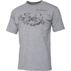 SAVAGE GEAR TRICOU CANNIBAL INK GREY MELANGE MAR.L