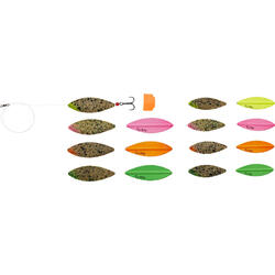 XX PROTECTIE ANCORA SAVAGE LT STICKLE BLADE RIGGED 4,2CM/4,4G SINKING PELLET UV YELLOW