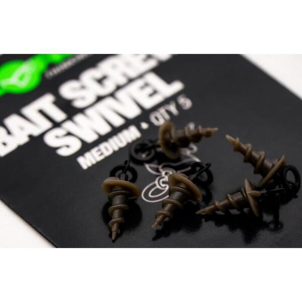 KORDA VARTEJ MICRO RING BAIT SCREW MEDIUM 5BUC/PL