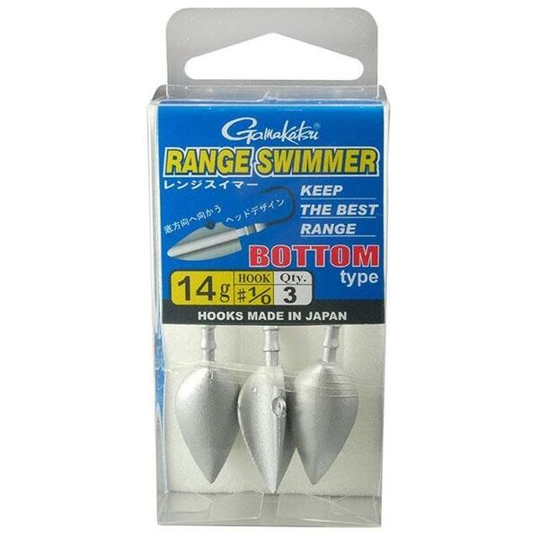 GAMAKATSU JIG RANGE SWIMMER BOTTOM NR.1/0/6,0G 3BUC/PL