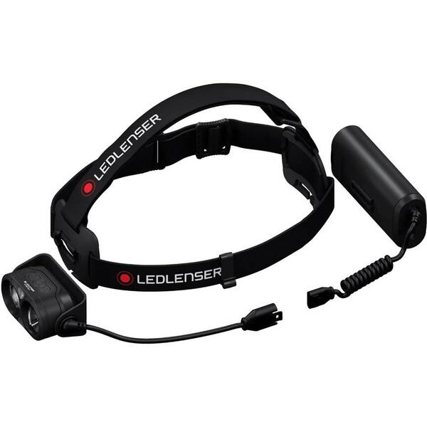 LEDLENSER LANTERNA H19R CORE BLACK 3500LM+CABLU USB+ACUM